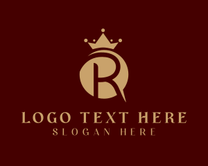Royal Crown Letter R logo