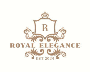 Elegant Royal Shield logo design