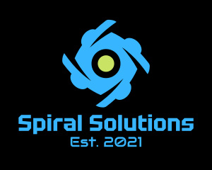 Spiral Tech Surveillance logo design