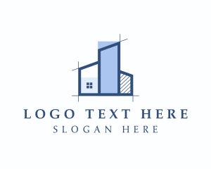 Blue Building Architecture logo