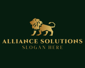 Finance Lion Trading logo design