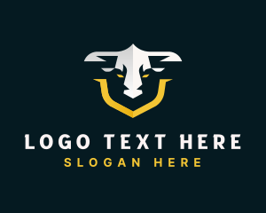 Bull Horn Letter T logo