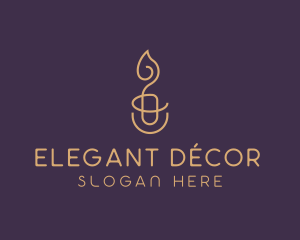 Scented Candle Decoration logo design