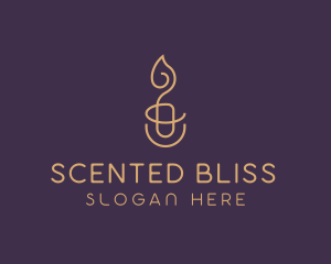 Scented Candle Decoration logo design