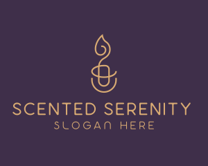 Scented Candle Decoration logo design