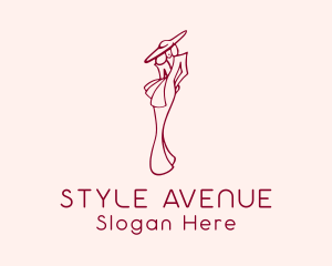 Woman Fashion Boutique logo design