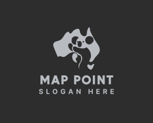 Australian Koala Map logo