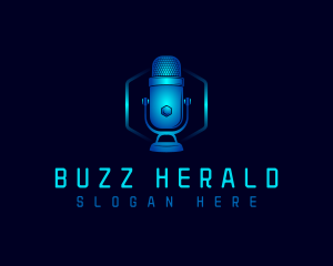 Digital Podcast Microphone logo