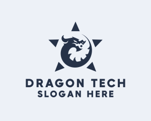 Star Dragon Gamer logo design