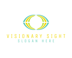 Visual Lemon Eye  logo design