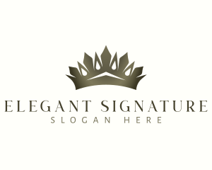 Elegant Royal Crown logo design