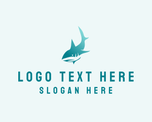 Ocean Shark Seafood  Logo