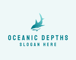 Ocean Shark Seafood  logo design