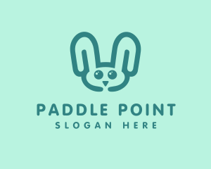 Cute Rabbit Stuffed Toy logo design