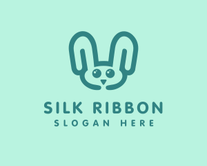 Cute Rabbit Stuffed Toy logo design