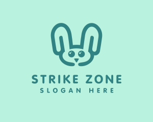 Cute Rabbit Stuffed Toy logo design