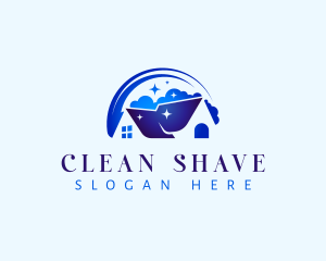 Housekeeping Home Cleaning logo design