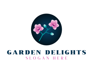 Elegant Orchid Boutique logo design