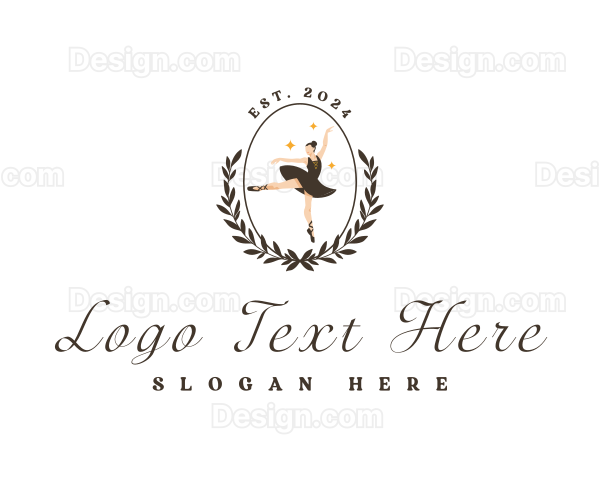 Elegant Female Ballet Logo