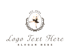 Elegant Female Ballet Logo