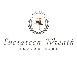 Elegant Female Ballet logo design