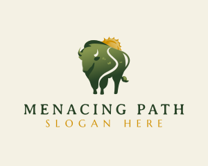 Buffalo Bison Pathway logo design