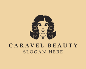 Beauty Hair Salon Woman logo design