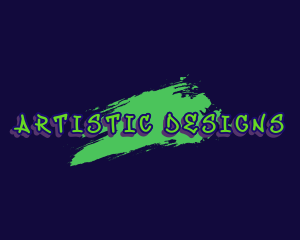 Graffiti Artist  Paint logo design