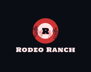 Western Cactus Rodeo logo design