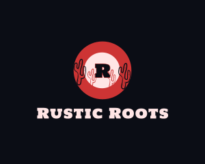 Western Cactus Rodeo logo design