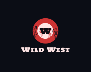 Western Cactus Rodeo logo design