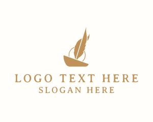 Feather Blogger Pen logo