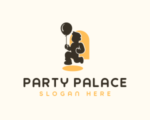 Balloon Kid Party logo design