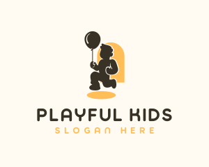 Balloon Kid Party logo design
