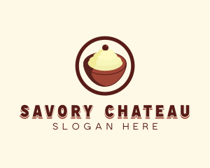 Ice cream Bowl logo design