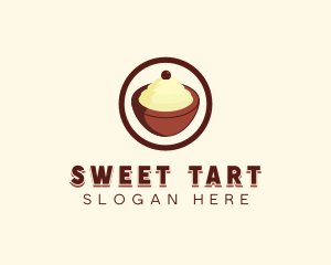 Ice cream Bowl logo design