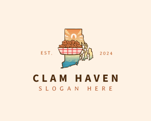 Rhode Island Clam Cakes logo design