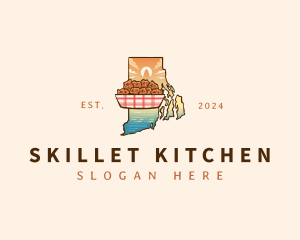 Rhode Island Clam Cakes logo design