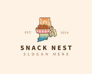 Rhode Island Clam Cakes logo design