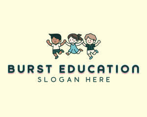 Kids Educational Preschool logo design