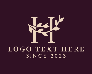 Vine Letter H logo