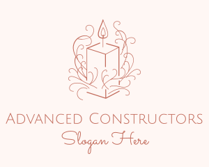 Fragrant Boho Candle logo design