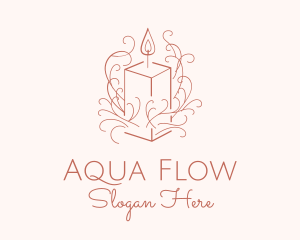 Fragrant Boho Candle logo design