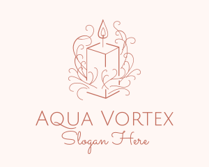 Fragrant Boho Candle logo design