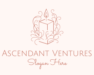 Fragrant Boho Candle logo design