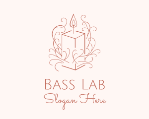 Fragrant Boho Candle logo design