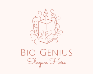 Fragrant Boho Candle logo design