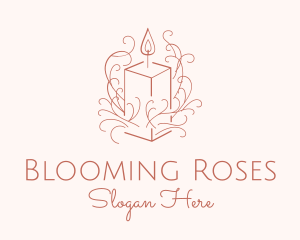 Fragrant Boho Candle logo design