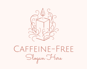 Fragrant Boho Candle logo design