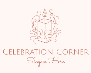 Fragrant Boho Candle logo design